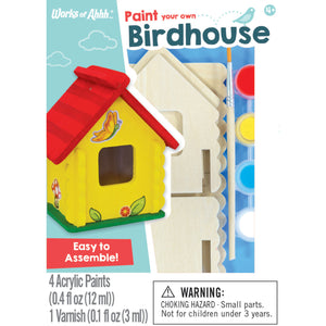 Paint Your Own Mini Bird House