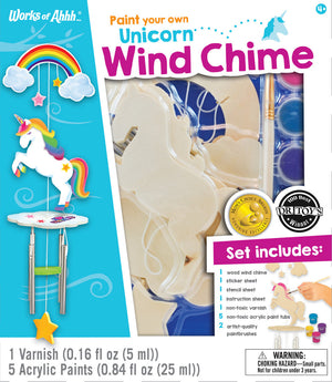 Paint Your Own Unicorn Windchime