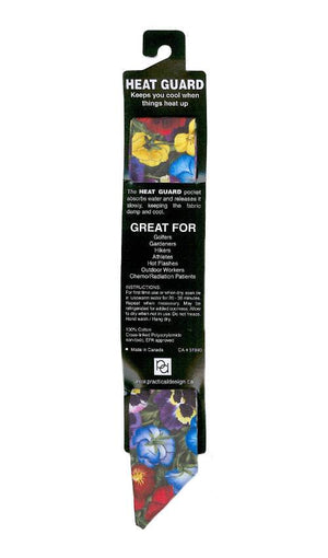 Pansy Garden Cooling Tie