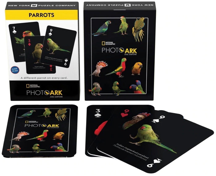 Parrots Playing Cards