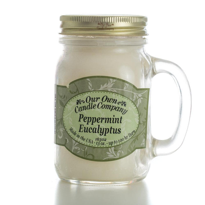 Peppermint & Eucalyptus Mason Jar Candle