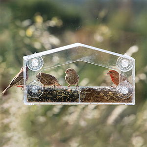 Perky-Pet Dual Seed Window Bird Feeder