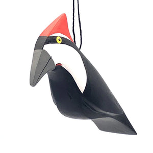 Pileated Woodpecker Balsa Ornament