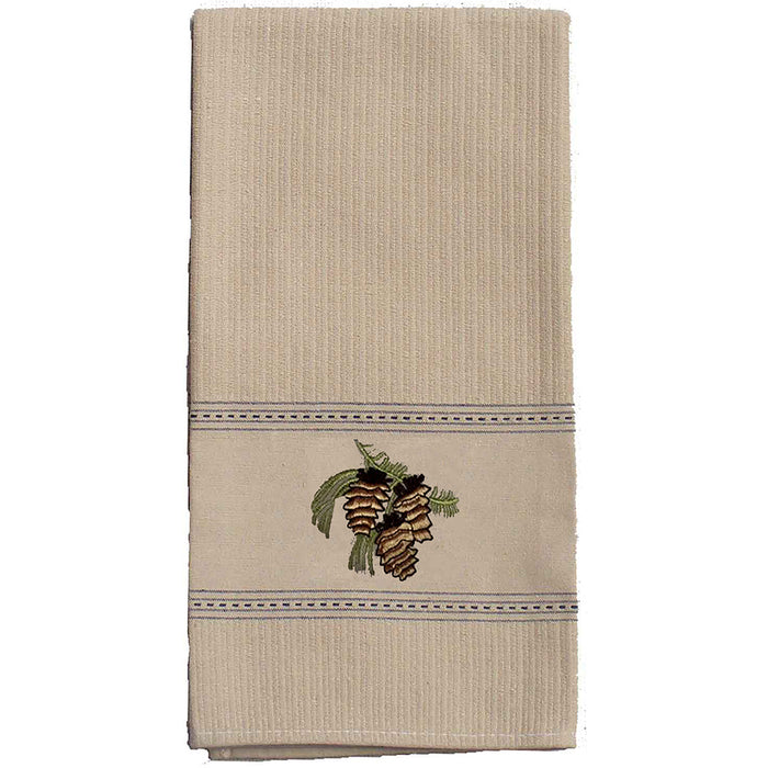 Pine Cone Premium Embroidered Kitchen Towel