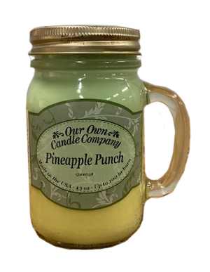 Pineapple Punch Mason Jar Candle