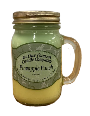 Pineapple Punch Mason Jar Candle