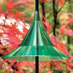 Pole Mount Squirrel-Away Baffle, Green (Store Pickup Only)