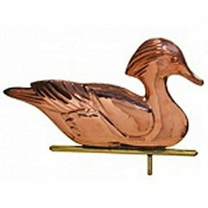 Polished Wood Duck Weathervane