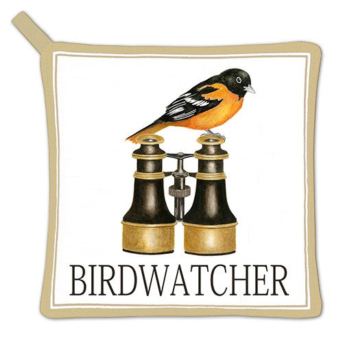 Pot Holder, Birdwatcher