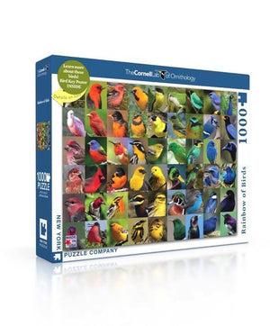 Rainbow of Birds 1000 Piece Jigsaw Puzzle