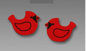Red Cardinal Post Earrings