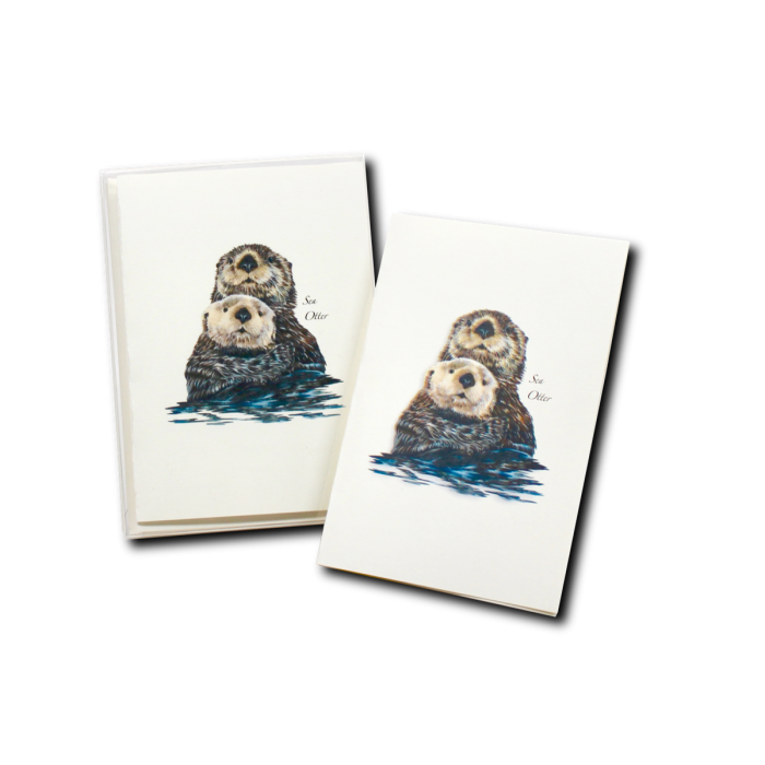 Sea Otter II Boxed Notecards