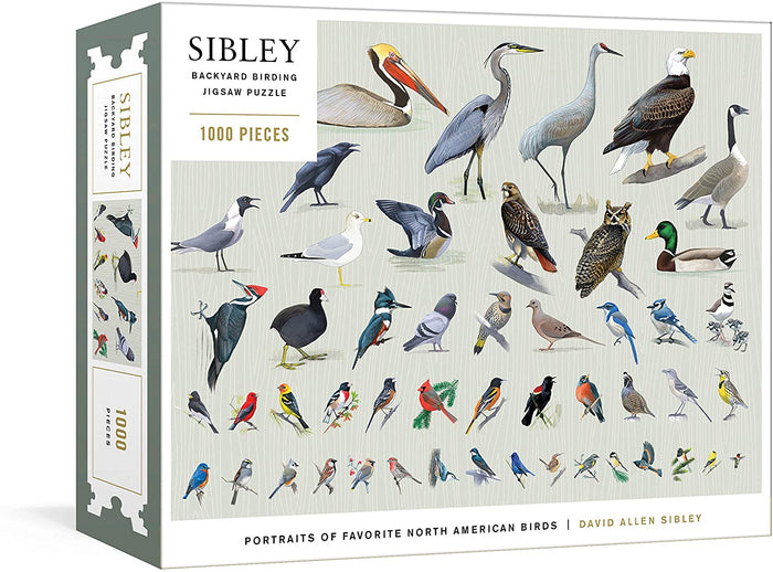 Sibley Backyard Birding 1000pc Puzzle