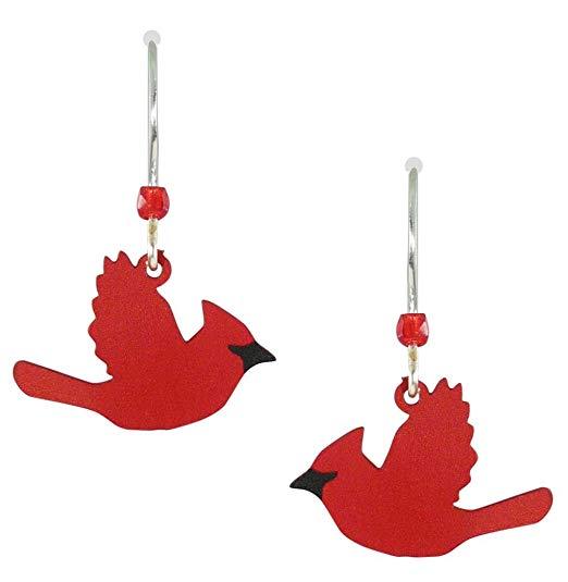 Sienna Sky Cardinal in Flight Earrings