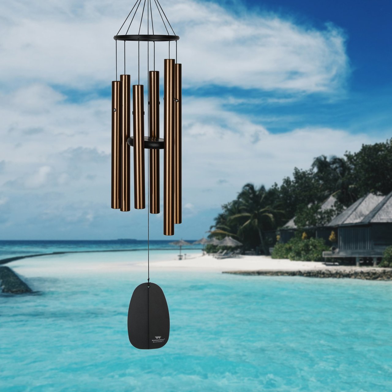 Bellstar チャイム　　No.5 Buy Signature Collection Medium Bells of Paradise Chime, Bronze