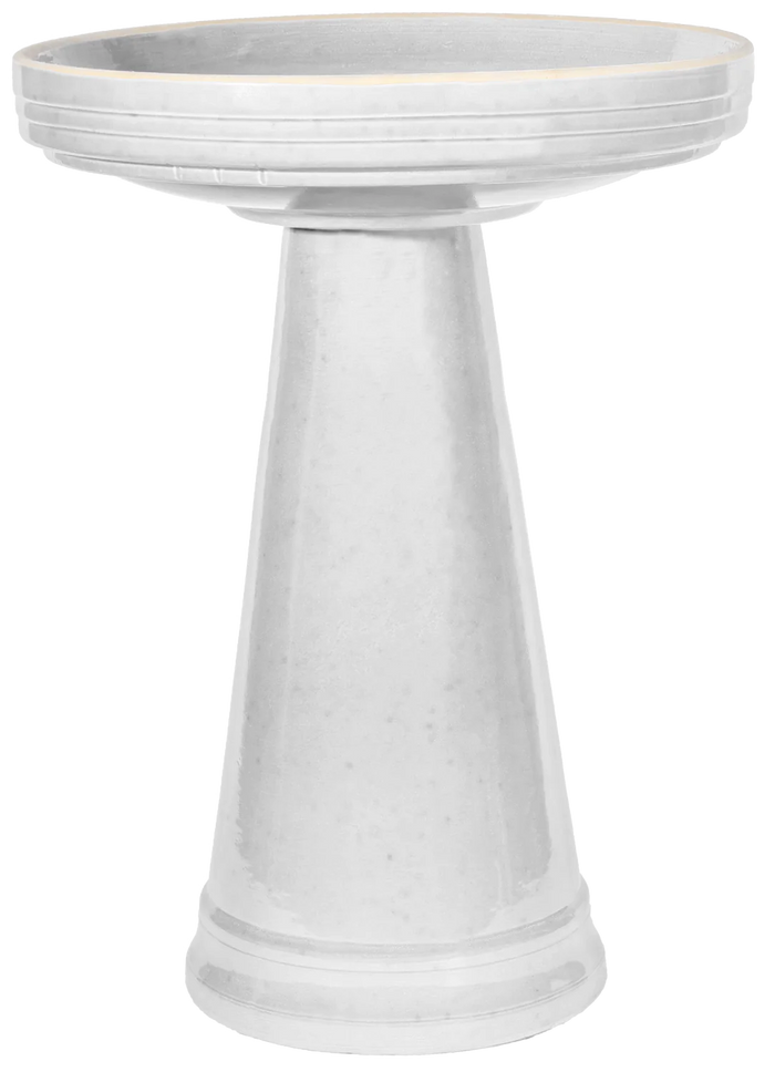 Buy Simple Elegance Birdbath Set, White (Store Pickup Only) Online With