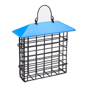 Single Suet Cage With Weather Guard, Assorted Colours
