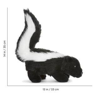 Skunk Stuffed Animal, 12-Inch