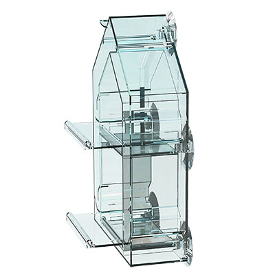 Sneak-a-Peek Heavy Duty Crystal Clear Polycarbonate House Window Seed Feeder