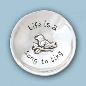 Song to Sing Pewter Charm Bowl