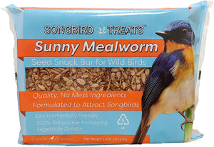 Songbird Treats Sunny Mealworm Seed Bar