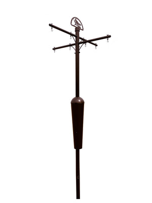 Squirrel Stopper Pole System, Bronze