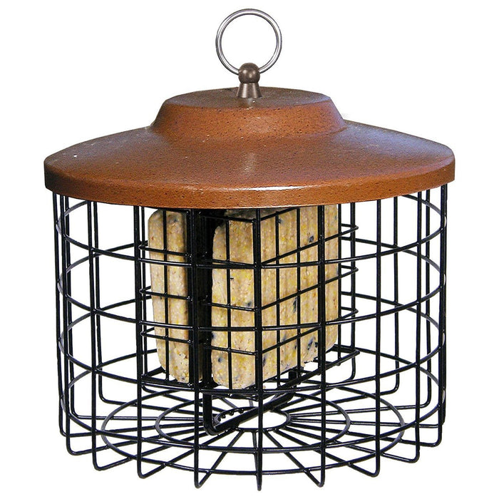 Stokes Squirrel Proof Double Suet Caged Feeder