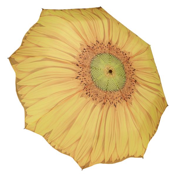 Sunflower Reverse Close Folding Umbrella