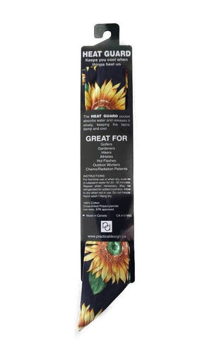 Sunflowers Cooling Tie, Made in Canada