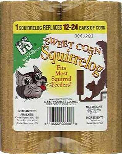 Sweet Corn Squirrel Log, 32 oz.