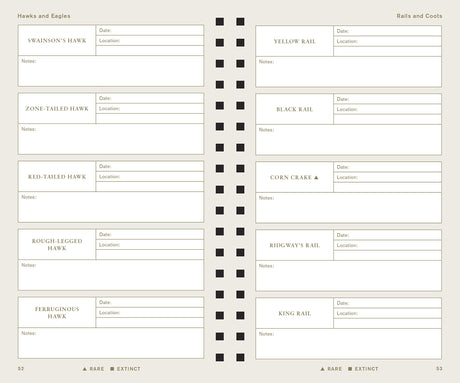 The Sibley Birder's Life List and Field Diary