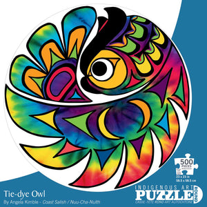 Tie-Dye Owl 500pc Puzzle