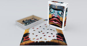 Totem Pole Comox Valley BC by Kirs Krug 1000-Piece Puzzle