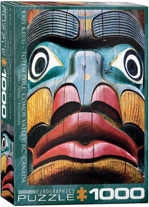 Totem Pole Comox Valley BC by Kirs Krug 1000-Piece Puzzle