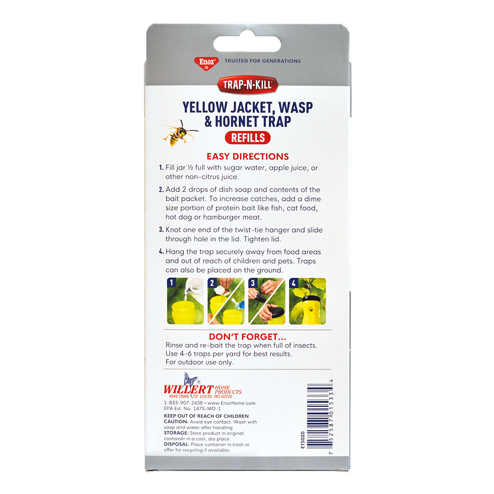 Trap-N-Kill Yellow Jacket, Wasp & Hornet Trap Refills