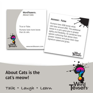 Word Teasers About Cats