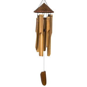 Woven Hat Bamboo Chime