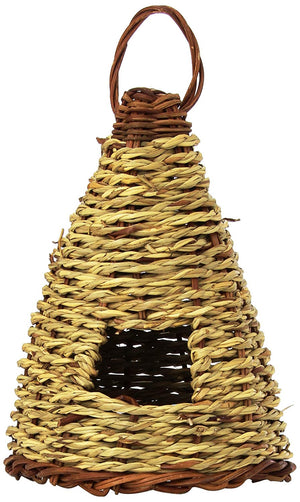 Woven Rope Hive Roosting Pocket Birdhouse