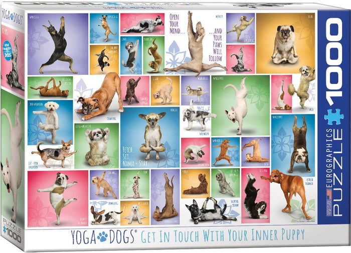 Yoga Dogs 1000-Piece Puzzle