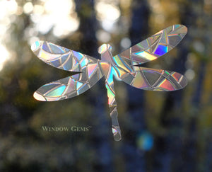 Dragonflies Window Gems