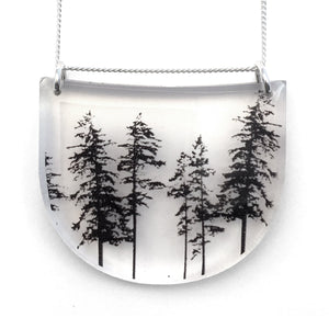 Drop Forest Pendant With Chain