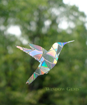 Hummingbirds Window Gems