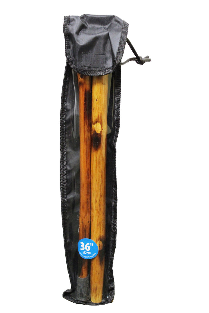 36 Inch Wood Hiking Sticks