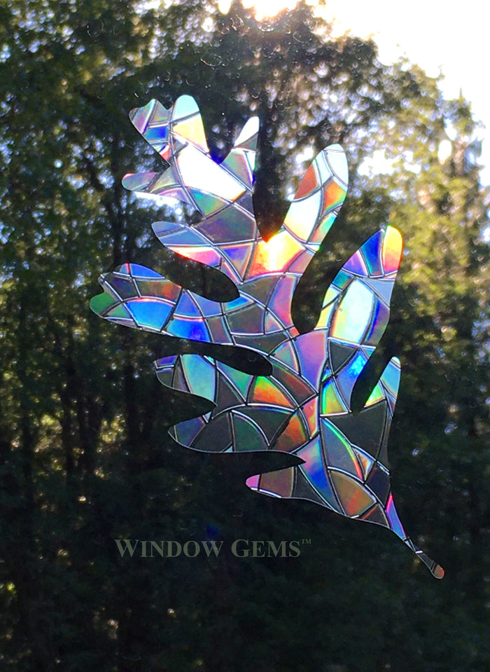 Mixed Leaves Window Gems