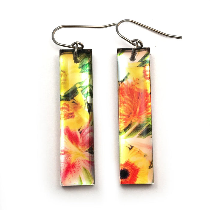 Mirror Tall Vacation Earrings