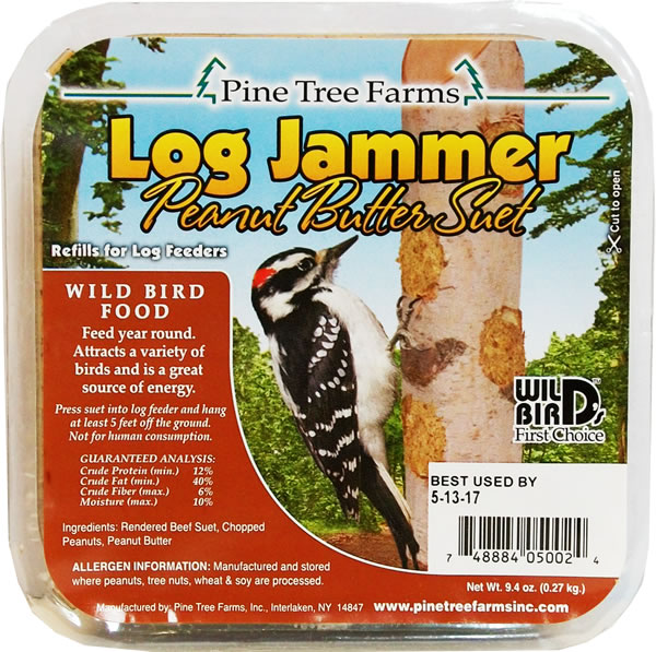 Log Jammer Peanut Suet Plugs, 9.4oz