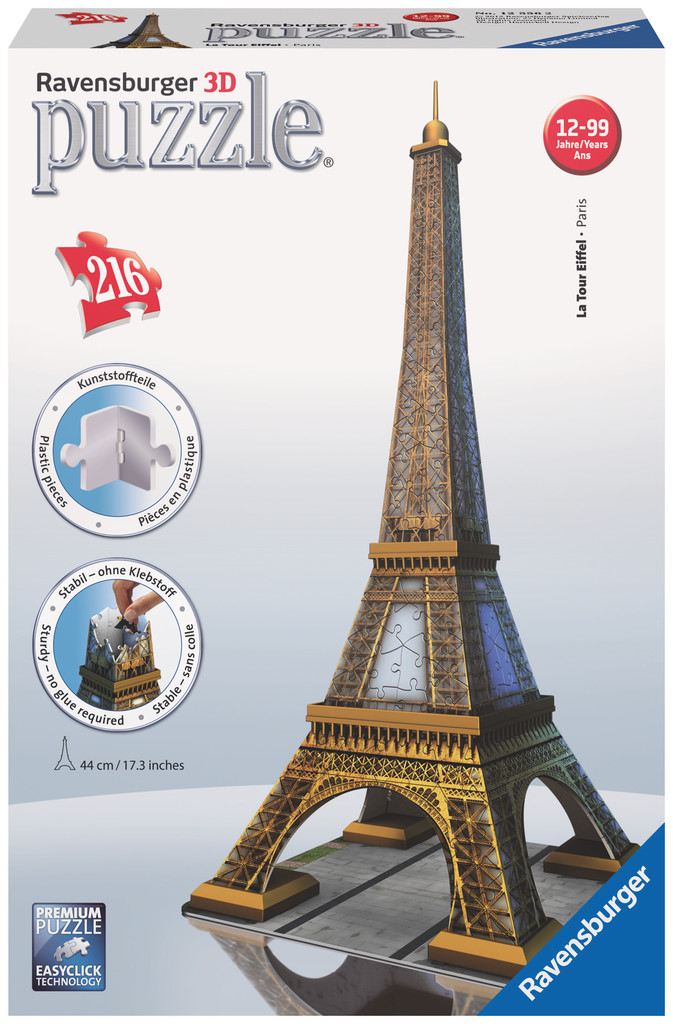 Eiffel Tower 3D Puzzle Building