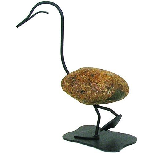 Baby Duck Sculpture, Iron & Stone (Store Pickup Only)